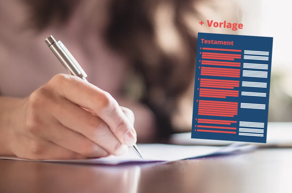 Symbolbild Testament Vorlage